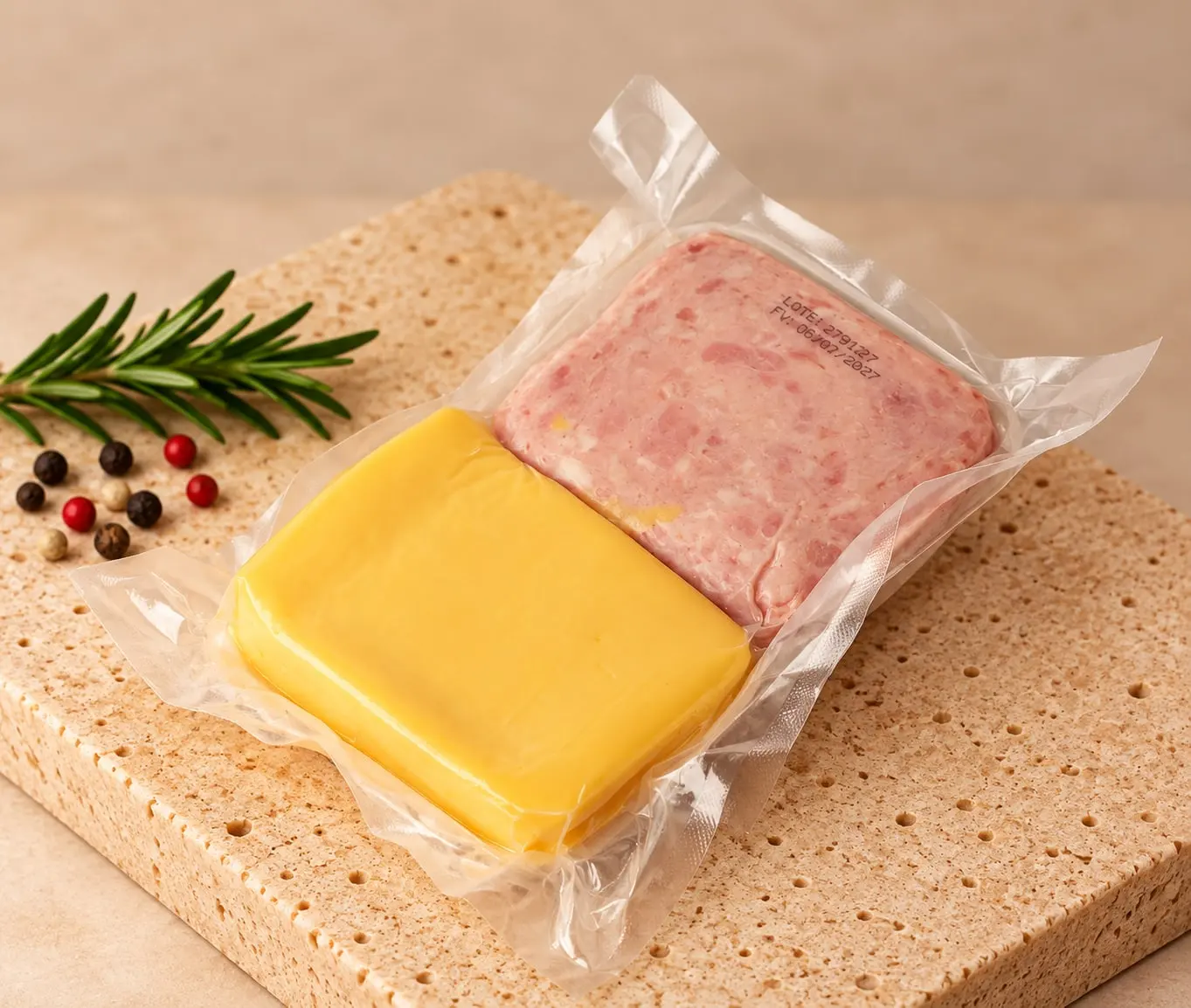 Mix jamón de cerdo y queso amarillo