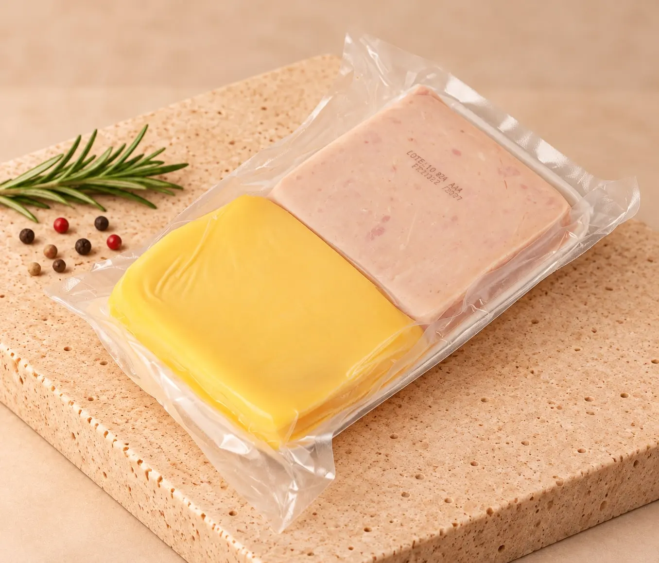 Mix jamón de pavo y queso amarillo