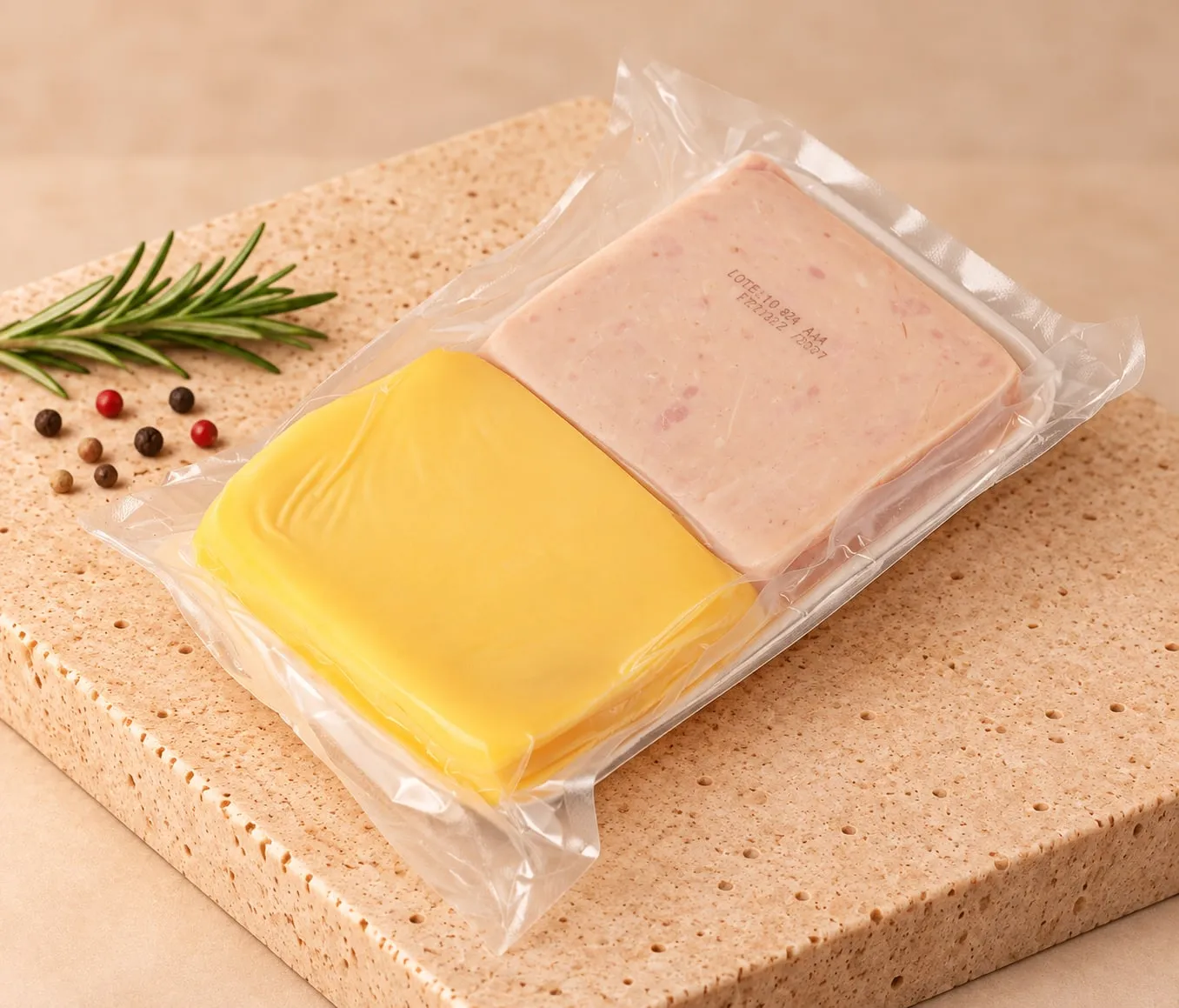 Mix jamón de pavo y queso amarillo